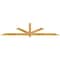 Ekena Millwork Kennewick Rough Sawn Timber Gable Bracket, Western Red Cedar, 108"W x 22"H x 4"D x 4"F, 5/12 Pitch GBW108X22X0404KEN00RWR - alternate 1